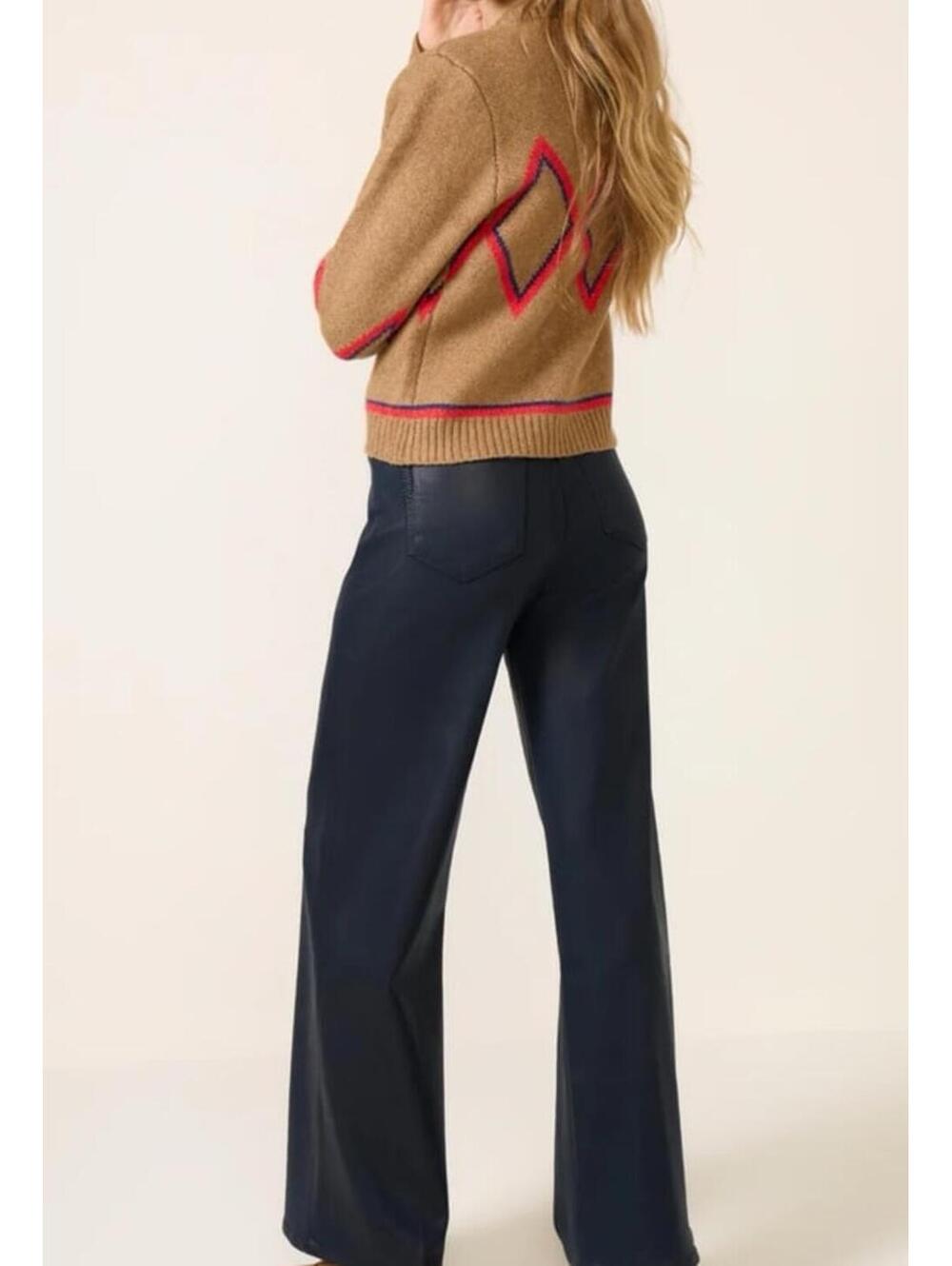 Paige Coated Anessa Wide Leg Pant 31” size 30